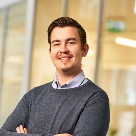 Porträtt av Elias Strandell