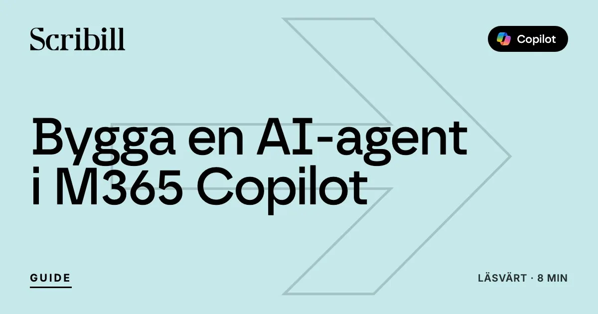 Bygga en AI agent i M365 Copilot