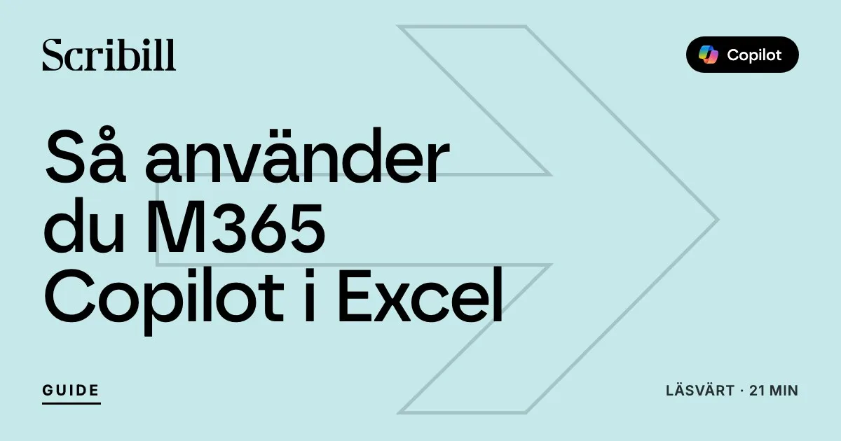 Hur du använder m365 copilot i excel