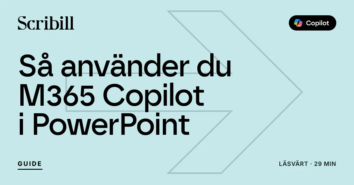 Hur du använder m365 copilot i powerpoint